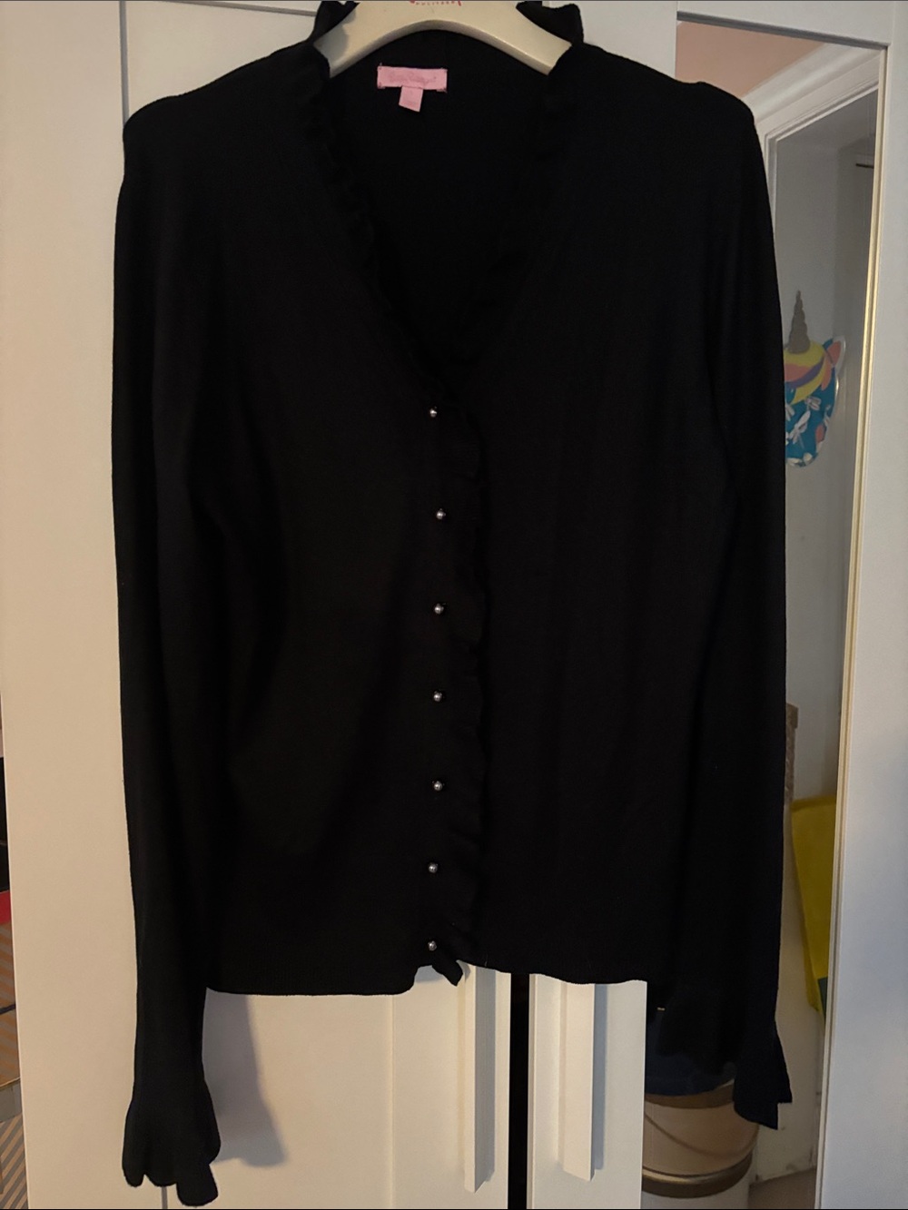 Lilly Pulitzer Black Pearl Cardigan